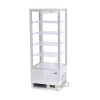 MAXIMA Vitrininis šaldytuvas 98 L 43 cm baltas 09400810 | E-gastro