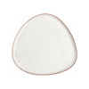 FINE DINE Trikampė lėkštė Sand, kreminė, ø270 mm, 6 vnt. 04ALM007013 | E-gastro