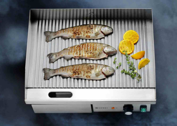 HENDI Briaunota grilio plokštė, Budget Line, 550x430x(H)240mm 154984 | E-gastro