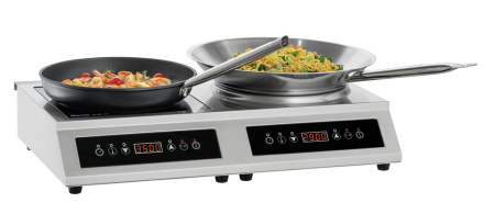 BARTSCHER Indukcinė viryklė kombinuota su wok IKIW70, 230V/7kW, 680x435x145 mm 105800 | E-gastro