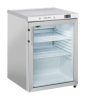 COOL HEAD Šaldytuvas CRXG2, plieno spalva, stiklinės durys, A klasė 200 l. CRXG 2 | E-gastro
