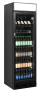 TEFCOLD Juodas butelių šaldytuvas CEV425CP BLACK 17141 | E-gastro