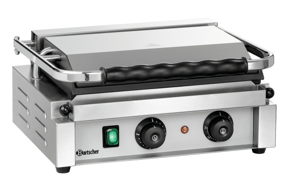 BARTSCHER Elektrinis kontaktinis grilis "Panini-T" 1G, lygus viršus ir apačia, 230V/2,2kW A150779 | E-gastro