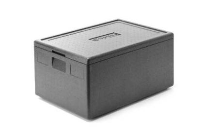 HENDI Termokonteineris iš kopolimero piocelan, Kitchen Line, GN 1/1, 80L, Juodas 707456 | E-gastro