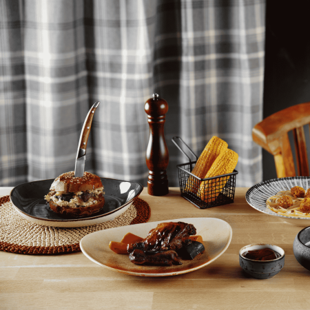 FINE DINE Puodelis Constancy, rudas, 360 ml, 3 vnt. 768488 | E-gastro