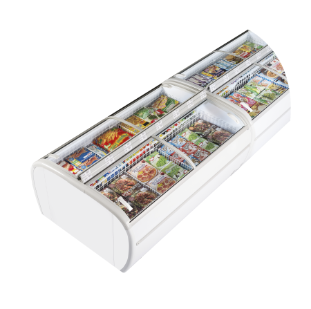 TEFCOLD Prekybos centro šaldiklis TWIN 220 F 16321 | E-gastro