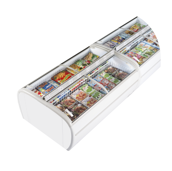 TEFCOLD Prekybos centro šaldiklis TWIN 220 F 16321 | E-gastro