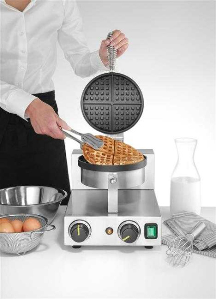 HENDI Apvali vaflinė belgiškiems vafliams, 230 V / 1000 W, 250×491×(H)285 mm 212172 | E-gastro