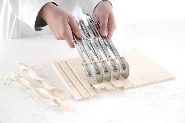 HENDI 5-ių ašmenų peilis tešlai, 222x56x(H)55 515044 | E-gastro