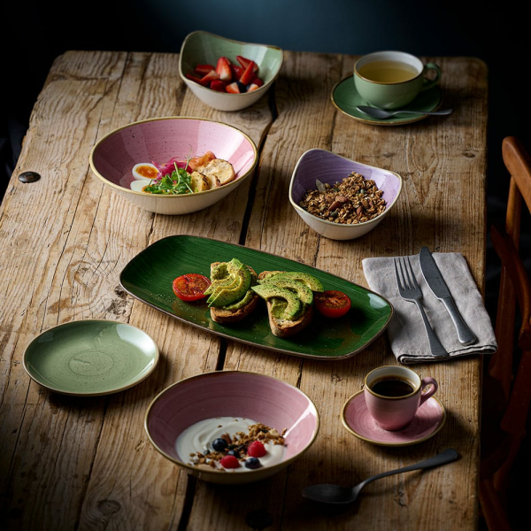 FINE DINE Lėkštė Petal Pink, rožinė,  ø260 mm, 6 vnt. SPPSEV101 | E-gastro