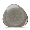 FINE DINE Trikampė lėkštė Peppercorn, pilka, ø229 mm, 6 vnt. SPGSTR91 | E-gastro