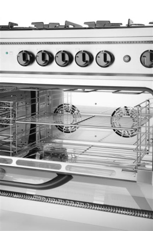 HENDY dujinė viryklė, 5 degikliai su elektrine orkaite, 14,3 kW, 900x600x850/900 (H) mm 225707 | E-gastro
