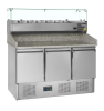 TEFCOLD Picos stalas su ingredientų vitrina PT1365 + VK33-140 10766 | E-gastro