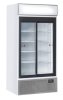 COOL HEAD Dviejų durų gėrimų šaldytuvas su švieslente TKG800S, baltas su juodu rėmu, 795 l. TKG 800S | E-gastro
