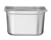 HENDI Konteineris GN 1/2, Budget Line, 12,5L, nerūdijantis plienas, 325x265x(H)200mm 800355 | E-gastro