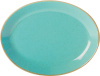 FINE DINE Ovali lėkštė Laguna, melsva, 240x190mm, 6 vnt. 04ALM001571 | E-gastro
