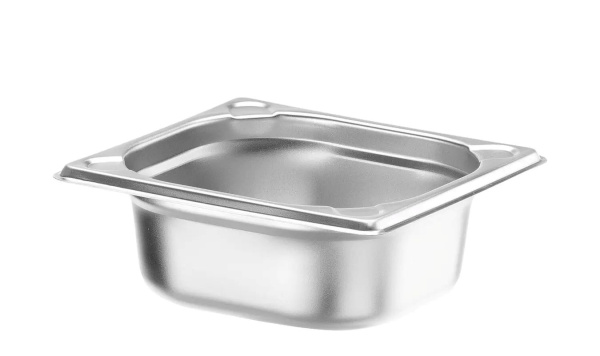 HENDI Konteineris GN 1/6, Kitchen Line, 1L, nerūdijantis plienas, 176x162x(H)65 mm 806623 | E-gastro