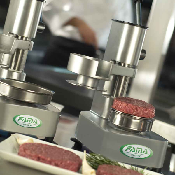 FAMA Mėsainių presas, dvigubas Ø 100 mm FHA500 | E-gastro