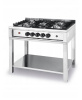 HENDI dujinė viryklė – 5 degikliai, atviras rėmas, HENDI, Kitchen Line, 14,3kW, 900x640x(H)910mm 225806 | E-gastro