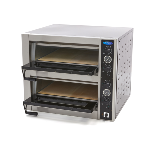 MAXIMA Picos krosnis, dviejų aukštų, talpina 8 × Ø30 cm picas 09370030 | E-gastro