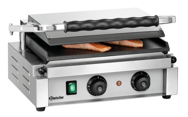 BARTSCHER Elektrinis kontaktinis grilis "Panini-T" 1G, lygus viršus ir apačia, 230V/2,2kW A150779 | E-gastro