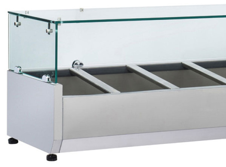 COOL HEAD Ingredientų vitrina VRX20/33, 10 x GN 1/4, 230V/160W, 335x440x2000 mm VRX 20/33 | E-gastro