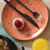 FINE DINE Gili lėkštė, oranžinė, ø250 mm, 6 vnt. 779811 | E-gastro