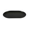 FINE DINE Ovali lėkštė Coal, juoda, 300x150mm, 6 vnt. 04ALM001952 | E-gastro
