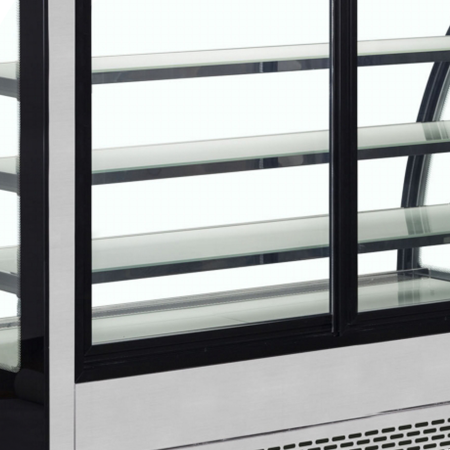 TEFCOLD Šaldoma vitrina LPD1500C BLACK