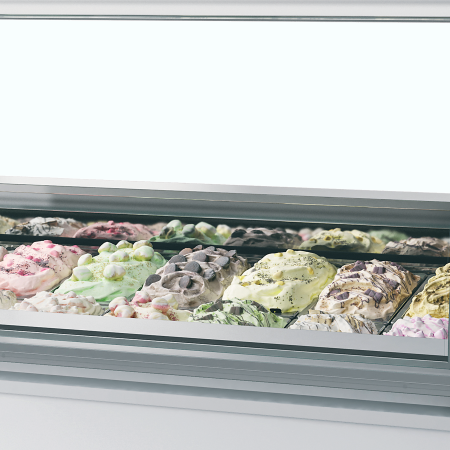 TEFCOLD Ventiliuojama ledų vitrina MILLENNIUM LX18 20332 | E-gastro