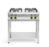 HENDI 4 degiklių dujinė viryklė ant atviro pagrindo Smart, 19kW, 800x700x(H)900mm 143094  | E-gastro