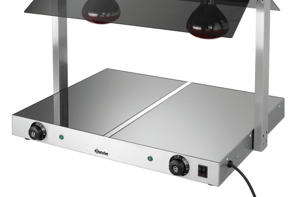 BARTSHER Infraraudonųjų spindulių maisto šildytuvas I2WL800, 740 mm, 230V/0,8kW 114272 | E-gastro