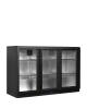 TEFCOLD Pobarinis šaldytuvas BA31S-3, 3 stumdomos stiklinės durys, 311 l., 1350 x 515 x 900 mm 45475 | E-gastro