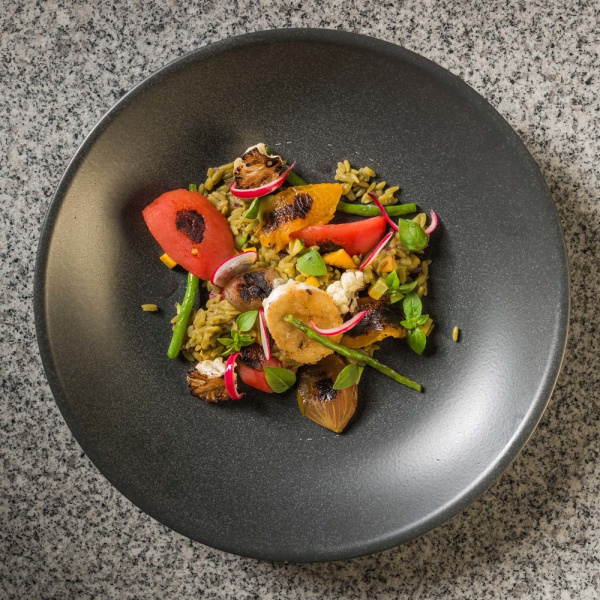 FINE DINE Gili lėkštė Coal, juoda, ø200 mm, 6 vnt. 04ALM002758 | E-gastro