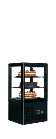 TEFCOLD Šaldoma vitrina UPD60 BLACK 16061 | E-gastro