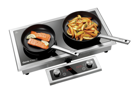 BARTSCHER Įmontuojama indukcinė viryklė IK70dpZ-EB, 400V/7kW, 715x485x140 mm 105893 | E-gastro