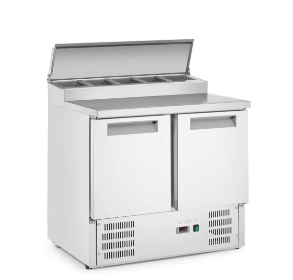 ARKTIC 2 durų šaldytuvo stalas su antstatu 900x695x(H)955mm 236222 | E-gastro