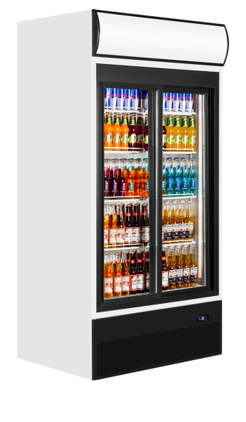 TEFCOLD 2 durų prekybinis šaldytuvas FSC1000S