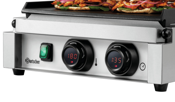 BARTSCHER Elektrinis kontaktinis grilis "Panini-MDI" 1GR, rifliuotas viršus ir lygi apačia, 230V/2,2kW A150976 | E-gastro