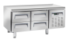 COOL HEAD Šaldomas stalas su 4 stalčiais UGN2140, GN 1/1, 230V/282W, 700x650x1367 mm UGN 2140 | E-gastro