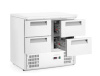 ARKTIC 4 stalčių šaldytuvas su stalviršiu GN 1/1 112L 220–240V/143W 900x700x(H)855mm 236154 | E-gastro
