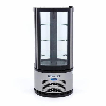 MAXIMA Vitrininis šaldytuvas apvalus 100 L 48 cm 09400841 | E-gastro