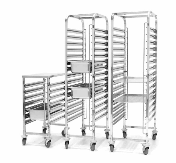 HENDI Transportavimo vežimėlis 7x GN 1/1, 445x615x(H)945mm 810668 | E-gastro