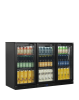 TEFCOLD Pobarinis šaldytuvas BA31H, 3 varstomos stiklinės durys, 311 l., 1350 x 520 x 900 mm 45472 | E-gastro