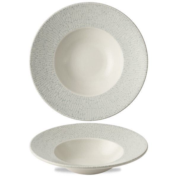 FINE DINE Makaronų lėkštė Delta Grey, melsva, ø 280 mm, 11 vnt. DELGVWBL1 | E-gastro
