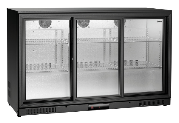 BARTSCHER Pobarinis šaldytuvas 270, 3 stumdomos stiklinės durys, 270 l., 1335x525x850 mm 700123 | E-gastro