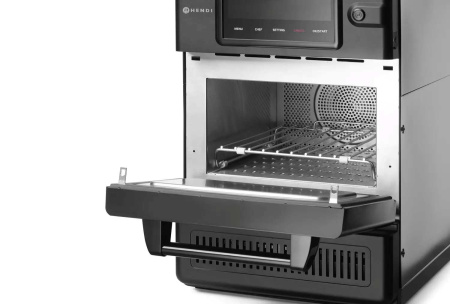 HENDI Didelės spartos orkaitė „CombiTurbo“, 18L, Juoda, 402x735x(H)608mm 281277 | E-gastro