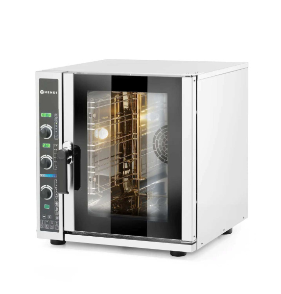 HENDI Garinė konvekcinė krosnis, 5 x GN 2/3 – elektrinė, 610x730x(H)660mm 225547 | E-gastro