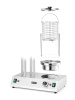 HENDI Dešrelių ir dešrainių bandelės šildytuvas, 500x310x(H)395mm 265031 | E-gastro