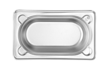HENDI Konteineris GN 1/9, Kitchen Line, 0,6L, nerūdijantis plienas, 176x108x(H)65 mm 806722 | E-gastro
